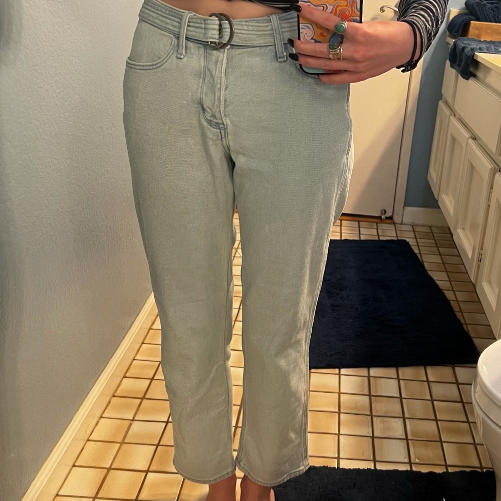 Mid-Rise Crop Boyfriend Jeans